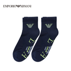EMPORIO ARMANI UNDERWEAR 阿玛尼奢侈品19秋冬新款男士袜子（两双装） 303222-9A300 BLUE-00134 U *2件