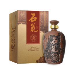 石花私享 53度浓香型白酒 十年窖藏 大坛装白酒 2500ml*瓶 2.5L大容量 *3件