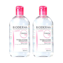 BIODERMA 贝德玛 舒妍温和保湿卸妆水 500毫升 粉水 中干皮肤