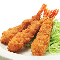 猫二郎 海鲜制品半成品菜/煎炸小食 黄金面线虾250g *4件