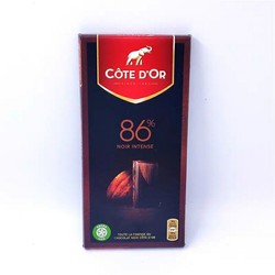 比利时进口克特多 金象86%黑巧巧克力排块100g