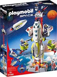 PLAYMOBIL 摩比世界 9488 玩具 火星火箭带发射台