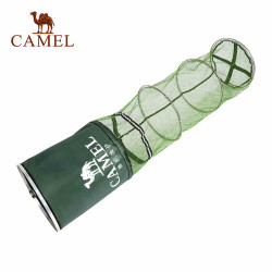 CAMEL骆驼户外涂胶鱼护 速干渔网兜鱼网鱼具垂钓配备 *8件