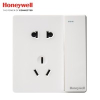 Honeywell 霍尼韦尔 10A一开五孔带开关插座 *5件