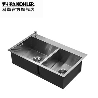 KOHLER 科勒 97274 沃特水槽大小槽厨盆厨房水槽