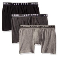 HUGO BOSS 男式弹力棉平角内裤3对装