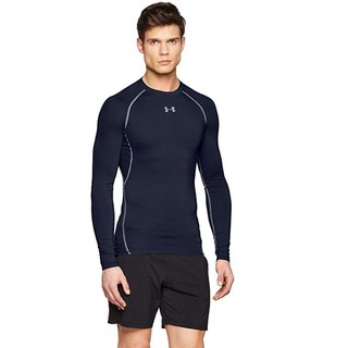 限尺码：UNDER ARMOUR 安德玛 1257471 男子长袖运动训练紧身衣