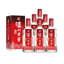 LUZHOULAOJIAO 泸州老窖 头曲 55度 浓香型白酒 625ml*6瓶 整箱装