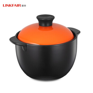LINKFAIR 凌丰 LFTG-NM24SE 双耳陶瓷汤锅 24cm 4.0L