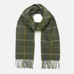 Barbour 羊羔羊毛围巾