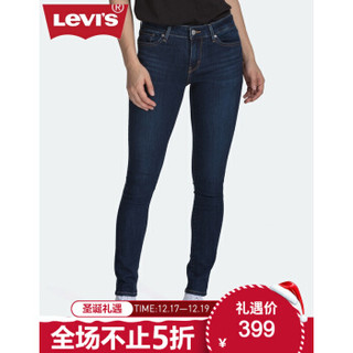 Levi's李维斯2019秋冬新品 700系列 女士711紧身牛仔裤18881-0292 深牛仔色 27 30