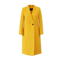 ME&CITY 533527 女装羊毛混纺大衣 