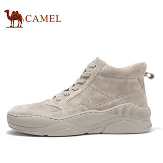 CAMEL 骆驼 A942234609 高帮休闲百搭工装男靴 沙色 41