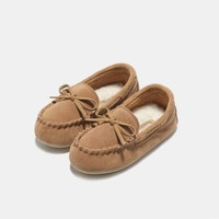 clarks 其乐童鞋牛皮豆豆鞋