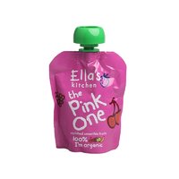 Ella's Kitchen艾拉的厨房 有机粉色苹果香蕉樱桃树莓混合果泥 90克/袋 *13件
