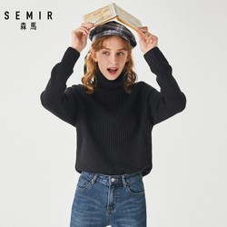 Semir 森马 14-078070048 高领套头毛衫 *2件