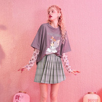 elf sack 妖精的口袋 猫和老鼠联名款 女士短袖T恤