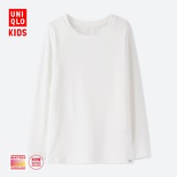 UNIQLO 优衣库 男童/女童 HEATTECH EXTRA WARM圆领T恤(长袖)(温暖内衣)