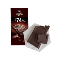 TRUFFLES 德菲丝 74%可可黑巧克力 排块装 100g *5件