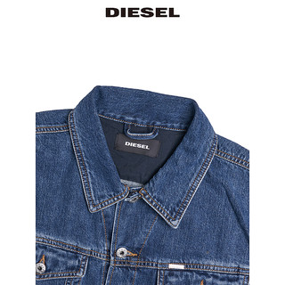 DIESEL 迪赛 00S0EWR80XP 男士长袖潮流牛仔休闲夹克 牛仔蓝01 L