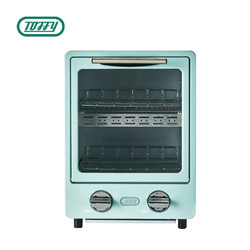 Toffy TS1 电烤箱 日本 网红复古双层烤箱家用多功能烘焙小型9L