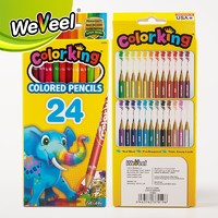 WeVeel 儿童彩色铅笔 24色 *3件