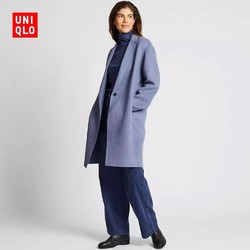 UNIQLO 优衣库 420228 双面呢茧形大衣