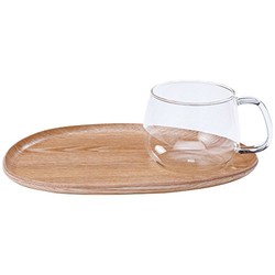 KINTO 咖啡杯餐盘 木制品 FIKA咖啡 玻璃杯 22588