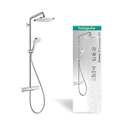 hansgrohe 汉斯格雅 淋浴系统Croma E淋浴花洒镀铬