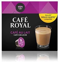 Café Royal Café Au Lait Coffee Pods Compatible with The Nescafé Dolce Gusto Pack of 3, 48-Count *3件