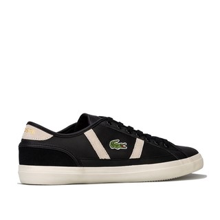 Lacoste 拉科斯特 Mens Sideline 119 3 Trainers 男士休闲鞋 Black-White UK7