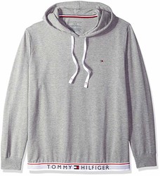 Tommy Hilfiger 男式现代必备法式毛圈连帽衫