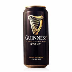 GUINNESS 健力士 司陶特 氮气世涛啤酒黑啤 440ml*24听 整箱装 爱尔兰进口