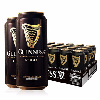 GUINNESS 健力士 司陶特黑啤酒 440ml*24听