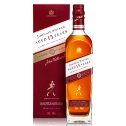 JOHNNIE WALKER 尊尼获加 洋酒 15年 苏格兰进口调配麦芽威士忌 700ml