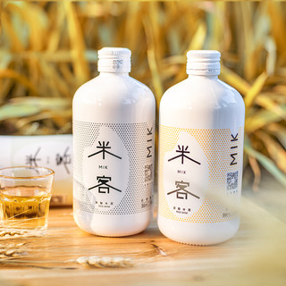 MIK 米客米酒低度酒6度花果酒甜酒酿三口味送礼酒礼盒350ml*3