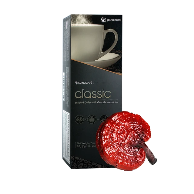 Gano Excel 赤点 灵芝黑咖啡粉 浓郁黑咖啡味 3g*30袋