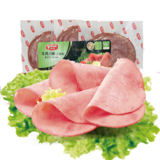 yurun雨润低脂牛肉火腿片180g3