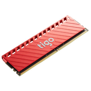 tigo 金泰克 X3 DDR4 2666MHz 台式机内存 经典红 16GB