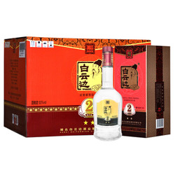 白云边 二星陈酿 浓酱兼香型白酒 53度 500ml*6瓶