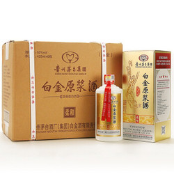 茅台集团白金原浆酒6瓶装 52度浓香型白酒