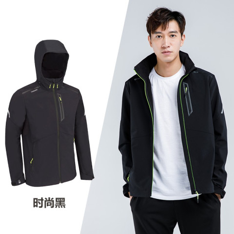decathlon迪卡侬tribord8510340男款户外软壳冲锋衣
