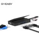 BYEASY 九合一Type-C扩展坞（Type-C*2+USB3.0*2+TF/SD+HDMI+VGA+千兆网卡)
