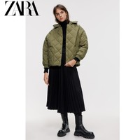 ZARA 03046825505 女款连帽棉服