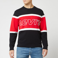 银联专享：Levi's 李维斯 Pieced Crew 男士运动衫