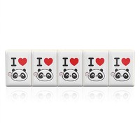 植护 手帕纸 熊猫心系列 3层8片*10包 *30件