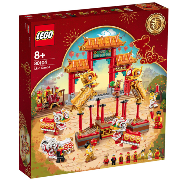 88viplego乐高新春系列80104舞狮