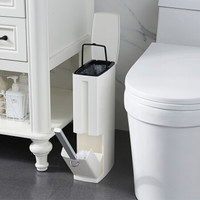 毕亚兹 卫生间日式 家用厕所带马桶刷垃圾桶 *2件