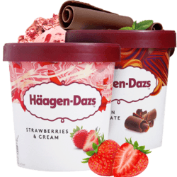Häagen·Dazs 哈根达斯 冰淇淋 460ml*2桶