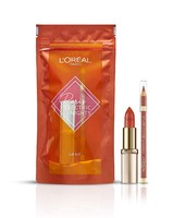 L'OREAL PARIS 巴黎欧莱雅 巴黎电潮之夜 纷泽滋润唇妆圣诞礼盒（唇膏+唇线笔）